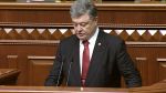Petro Porošenko přednesl projev o situaci na Ukraj…