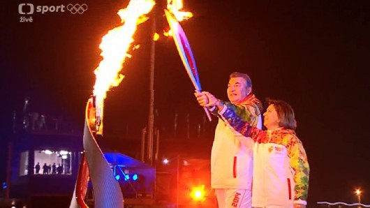 Zapálení olympijského ohně